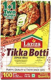 Laziza Tikka Botti Masala Recipe Mix -100g